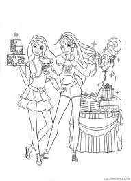 Subscribe for more fun new coloring videos everyday.have your imagination go wild and wide. Barbie Coloring Pages Barbie Doll At Birthday Party Printable 2021 0572 Coloring4free Coloring4free Com