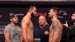 It's been a lonnnggg day but so happy to finally see this man of mine post surgery, she wrote. Ufc On Espn 6 Dominick Reyes Vs Chris Weidman Weigh In Staredown Mma Fighting Youtube