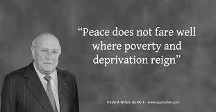 And the world heard it go click. 15 Of The Best Quotes By Frederik Willem De Klerk Quoteikon