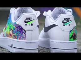 Rick & morty x nike air force 1 ⚡️. Rick And Morty Custom Air Force 1 Pimp My Shoes X Zoyamoth 4k Youtube