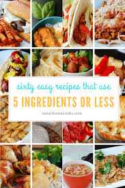 Interestingly enough, there was once a time—somewhere back in the distant '70s—when people were actually excited about cook. 4 And 5 Ingredient Main Dish Recipes Eat At Home