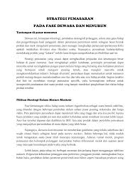 Maybe you would like to learn more about one of these? Strategi Pemasaran