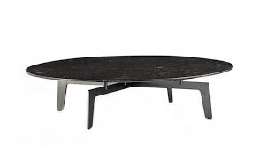 60l x 16w x 32h. Coffee Table With Round Top Tribeca Poliform Luxury Furniture Mr