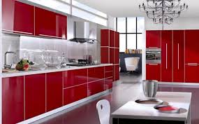 35 Top Red Kitchen Design And Decorating Ideas Trends To Watch For In 2018 More Ideas Red Kitchen Red Kitchen Cabinets Red Kitchen Decor Contemporary Kitchen