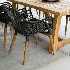 Napa Dining Chair In Charcoal Terra Outdoor Living Modern Patio Furniture Outdoor Dining Chairs Outdoor Dining Chair Cushions
