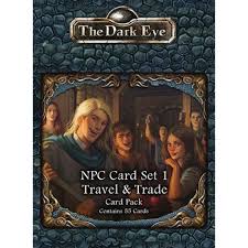 From a bandit captain's saving throws to a giant spider's stealth bonus, these cards let dms select, organize, and access the information they need to avoid disruptions during that critical encounter. The Dark Eye Fantasy Rpg Npc Card Set 1 Travel Trade