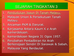 Text of sejarah tingkatan 2: Ppt Sejarah Tingkatan 3 Powerpoint Presentation Free Download Id 1161078