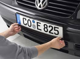 Bildergebnis für nummernschildhalter