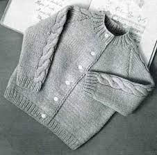 Knit cardigan in pattern mix | knitting pattern lana grossa. Knitted Raglan Cardigan Sizes 1 2 3 Knitting Patterns