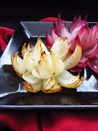 Onion Flowers Food Onion Flower Food Presentation
