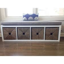 Shop ikea's collection of benches that are perfect for adding extra room to your dining or kitchen table, entryway and bedroom. Pin By Liesel Wittmer On P W Upholstered Storage Diy Storage Bench Ikea Bench