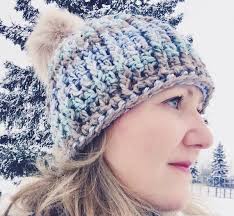 CROCHET HAT PATTERN: Wisteria Beanie/crochet Hat/winter  Hat/beanie/crochet/pattern/winter Beanie/chunky Knit/women/teen/child