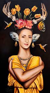 Resiliencia Venadina II, inspirado en el venado herido de Frida Khalo -  Cristina Garza Neira