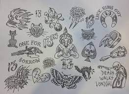 Friday The 13th Flash Sheet Google Search Friday The 13th Tattoo 13 Tattoos Friday The 13th