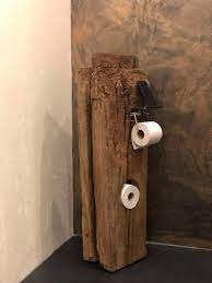 Toilettenpapierhalter Eiche 2 Wanduhr Holz Toilettenpapierhalter Diy Uhr Holz