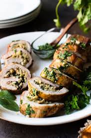 Quinoa Stuffed Pork Tenderloin Kitchen Confidante Recipe Stuffed Pork Tenderloin Pork Recipes Slow Cooked Pulled Pork