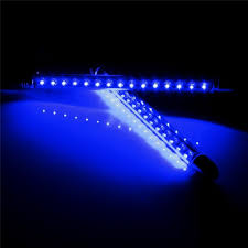Auto Accessories Headlight Bulbs Car Gifts Blue 15 Led Sound Effect Music Control Accent Lights Decorative Work Lights Lighting Assemblies Products