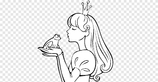 Supercoloring.com is a super fun for all ages: Frog Coloring Book Drawing Princess Rapunzel Prince Coloring Pages Love White Png Pngegg