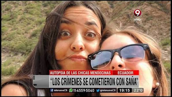 Autopsia de las chicas mendocinas asesinadas en ecuador