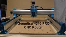 Genmitsu 4040 PRO CNC Router - YouTube
