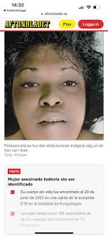 Could this woman be the woman they found 2022 in Stockholm, Sweden. Could  be the same age and height. The woman (constructed photo