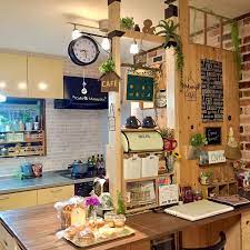 パン屋さんごっこ 雑貨 フェイクグリーン 両面時計diy 100均 などのインテリア実例 2018 10 14 20 48 32 roomclip ルームクリップ インテリア インテリア 実例 100均 diy