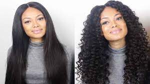 Switch on the flat iron to the lowest setting. How To Transform Your Hair From Straight To Deepwave Youtube