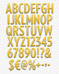 Commercial license is always included! Yellow Puffedletters 3d Letters Alphabet Poster Clipart 5175463 Pikpng