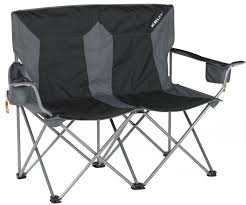 Cozy Up In The Comfortable Kelty Loveseat Folding Chair For Two With Buildt In Adjustable Berverage Holders And A Trans Folding Chair Camping Chairs Love Seat