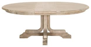 Torrey 60 Round Extension Dining Table Farmhouse Dining Tables By Homesquare Houzz