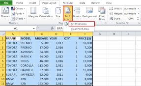 Changing that to print selection ensures you print only the cells that you have. How To Set The Print Area On Multiple Excel Worksheets Make Tech Easier