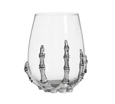 Des milliers de nouvelles images de grande qualité ajoutées chaque jour. Skeleton Hand Stemless Wine Glass Pottery Barn