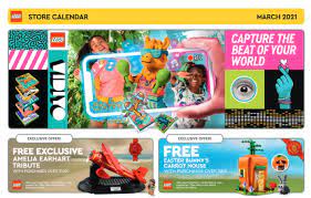 Lego store calendar march 2021. Lego Store Calendar For March 2021 Fbtb