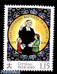Nel 1688 sono chiamati a insegnare a parigi dove aprono scuole e in un solo anno i loro allievi superano il migliaio. Stamp 2019 Vatican San Giovanni Battista De La Salle 1v 2019 Collecting Stamps Freestampcatalogue Com The Free Online Stampcatalogue With Over 500 000 Stamps Listed