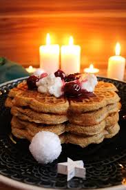 Sahnewolkchen Waffeln Lebkuchen Weihnachtliche Waffeln