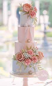 Wedding Cakes Garden Wedding Cake Pink Wedding Cake Wedding Cake Dessert Table