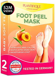Do this daily for at least a week to remove accumulated dead skin from your feet. Review For Dermatologically Tested Peach Foot Peel Mask 2 Pairs Effective For Cracked Heels Repair Remove Dead Skin Callus Dry Toe Skin Baby Soft Feet Exfoliating Peeling Natural Treatment