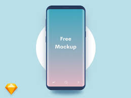 Minimal Samsung S8 Mockup Samsung Mockup Phone Mockup