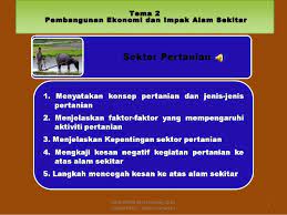 Gelar rakernas, syahrul yasin limpo beberkan strategi majukan sektor pertanian. 19806694 Geografi Stpm 9422 Tema 2 Sektor Pertanian