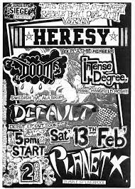 Pin On Planet X Hardcore Gig Posters