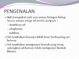 Sel adalah unit asas bagi semua benda hidup. Sel Haiwan Dan Tumbuhan V Perbezaan Sel Haiwan