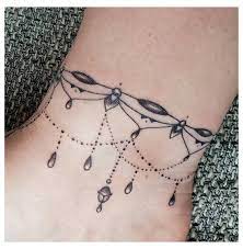 25 Anklet Tattoos Cute Enough To Replace Your Jewellery Lace Anklet Tattoos For Anklet Tattoos For Women Wrist Tattoos For Women Ankle Tattoos For Women
