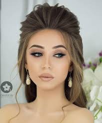 Pin By Leetsa Anfoqa On Hairdo Elegant Makeup Hair Makeup Long Hair Styles