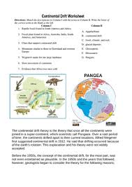 Some of the worksheets displayed are continental drift, continental drift worksheet will open in a new window. Aqa Gcse Geography 3 1 1 2 Plate Tectonics Continental Drift Plate Boundaries 2 Lessons Teaching Resources