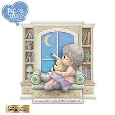 Granddaughter I Love You To The Moon And Back Figurine Precious Moments Precious Moments Figurines Disney Precious Moments