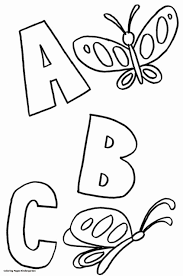 Coloring Pages For Kindergarten Pdf Elegant Coloring Easy Coloring Pages For Toddlers Co In 2020 Abc Coloring Pages Printable Coloring Book Kindergarten Coloring Pages
