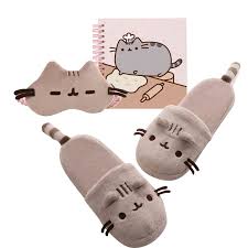 Women S Shoes Slippers Sweet Dreams Pusheen Gift Set Slippers Sleep Mask Notebook Diary Ca12mefdpnj Shoes Slip Pusheen Gifts Slippers Pusheen Cat