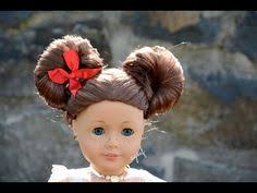 American Girl Doll Disney Hairstyle Minnie Mouse Buns Inspired By Cutegirlshairstyles American Girl Hairstyles American Girl Doll Hairstyles Disney Hairstyles