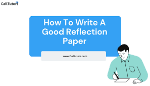 You just have to express yourself, let your instructor see your outstanding personality. How To Write A Good Reflection Paper Steps And Tips