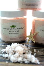 Pink Himalayan Olive Oil Salt Scrub With Lemon By Orangethyme 9 00 Salt Scrub Himalayan Pink Salt Lemon Essential Oils
